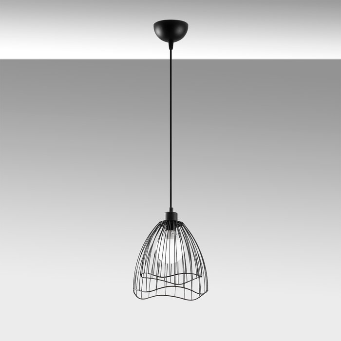Opviq Zeyno - 6400 Lámpara de Araña Industrial Negra